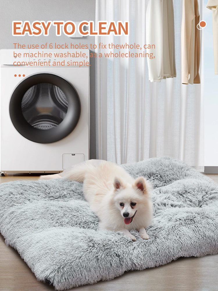 Washable Plush Dog Bed Mat for Large Dogs Accessories