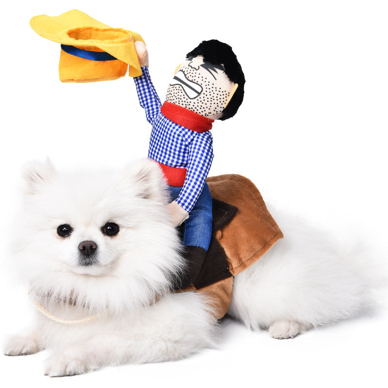 Halloween Funny Dog Clothes: Creative Dog Transformation Costume Hat Knight / L Accessories