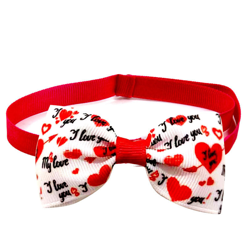 Loving Cupid Dog Bow Tie | Valentine’s Day Dog Collar Bow Tie Accessory G beds