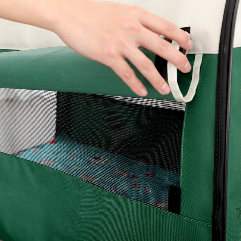 Cozy Indoor/Outdoor Dog House/Tent | Winter Warm And Breathable Dog Kennel Green / S house