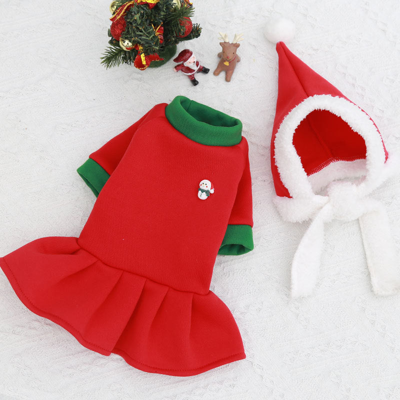 Festive Christmas Dog Clothes Dog Pet Outfit for Christmas 5 Style / 2XL christmas