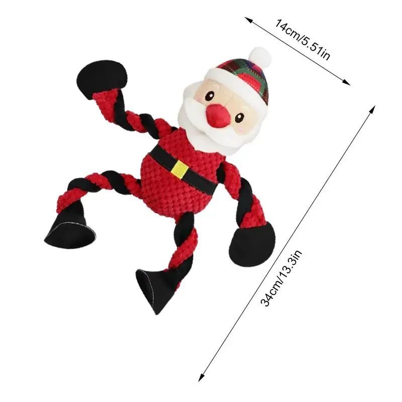Squeaky Christmas Dog Toy | Interactive Holiday Chew Toy for Dogs toys