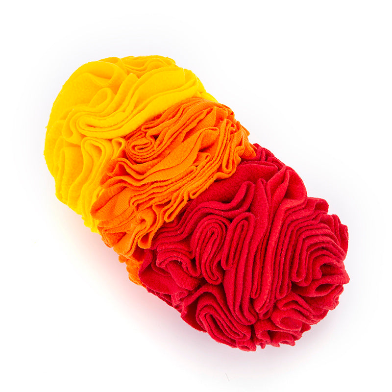 Interactive Dog Snuffle Mat for Mental Stimulation Sunset color toys