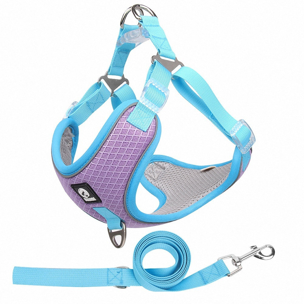 Adjustable And Reflective Dog Harness | Breathable Dog Vest - harness