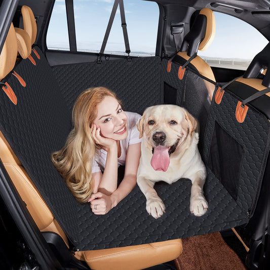 Durable Dog Car Seat Hammock | Vehicle-Mounted Dog Travel Mat - travel