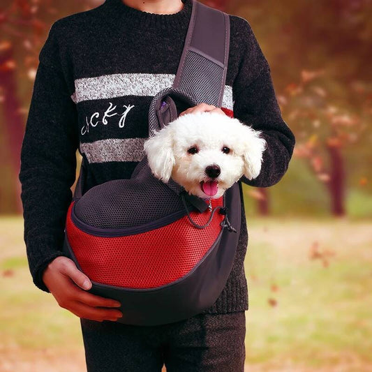 Breathable Front-Facing Dog Carrier | Portable Travel Sling for Dogs - travel