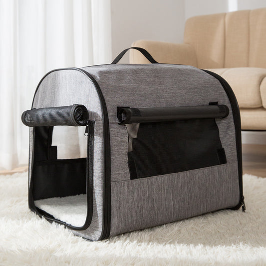 Portable Cylinder Dog Carrier | Washable Travel Bag for Dogs house