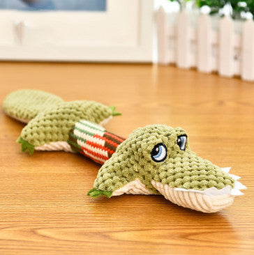 Squeaky Alligator Plush Dog Toy | Interactive And Durable Chew Toy for Dogs Crocodile toys
