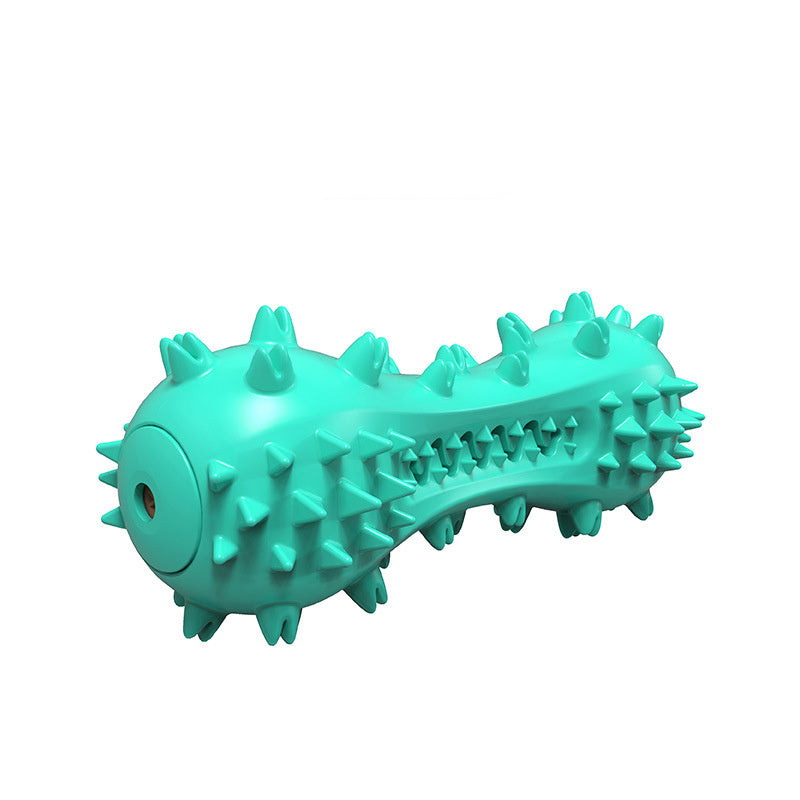 Durable TPR Squeaky Dog Toothbrush Chew Toy Blue / Speak Accessories