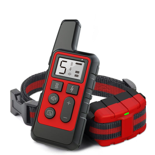 Red Remote Dog Training Collar | Rechargeable Dog E Collar Red dog training