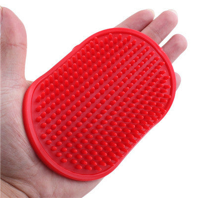 Rubber Dog Bath And Massage Brush | Dog Grooming Tool home
