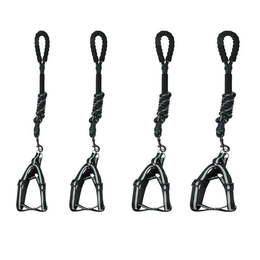 Reflective Nylon Dog Leash | Fixed-Length Dog Leash - leash