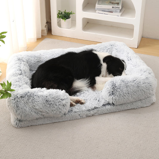 Cozy Plush Round Dog Bed for Winter Multiple Colors And Sizes Accessories