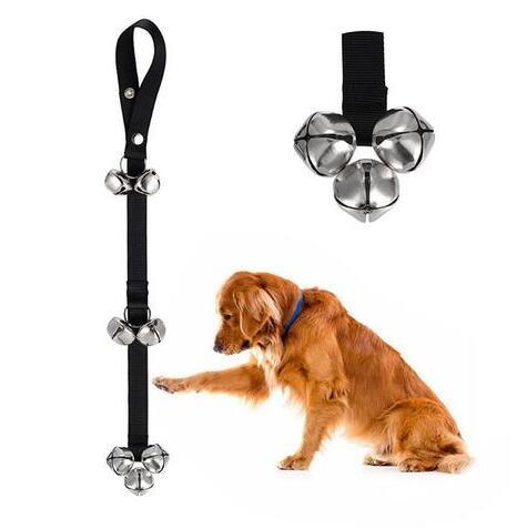 Adjustable Dog Doorbells for Potty Training | Bells for Housebreaking And Communication default Dog Training Gear