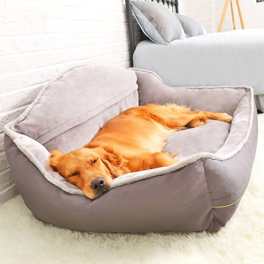Plush Dog Sofa Bed Washable And Available in Multiple Sizes Accessories
