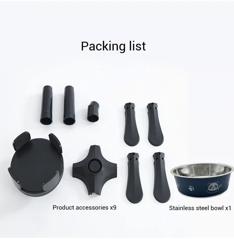 Adjustable Elevated Dog Bowls Stand for Medium And Large Dogs food