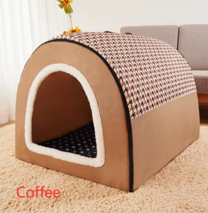 Cozy Dog Kennel And Bed | Removable Dog House for Dogs house