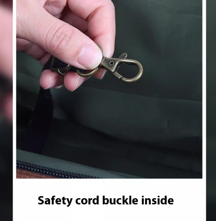 Premium Dog Travel Tote: Safe Car Carrier for Small Dogs with Built-in Safety Buckle - outdoor