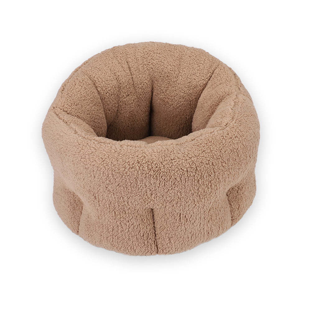 Washable Plush Dog Bed | Calming Dog Bed for All Sizes Brown / S beds
