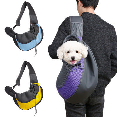 Breathable Mesh Dog Travel Shoulder Bag | Lightweight Carrier for Dogs - travel