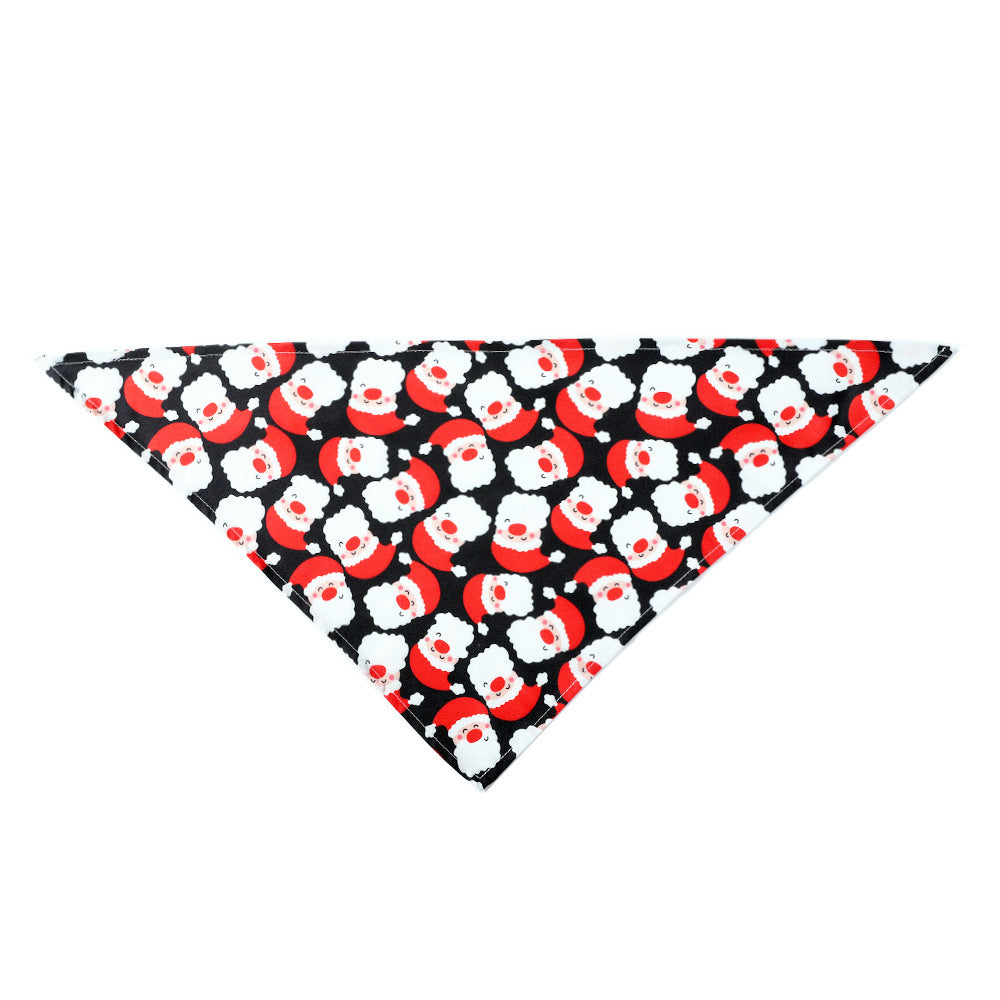 Christmas Dog Scarf: Dog Triangle Bandana For Holidays Santa Claus / 45X45X65cm Accessories