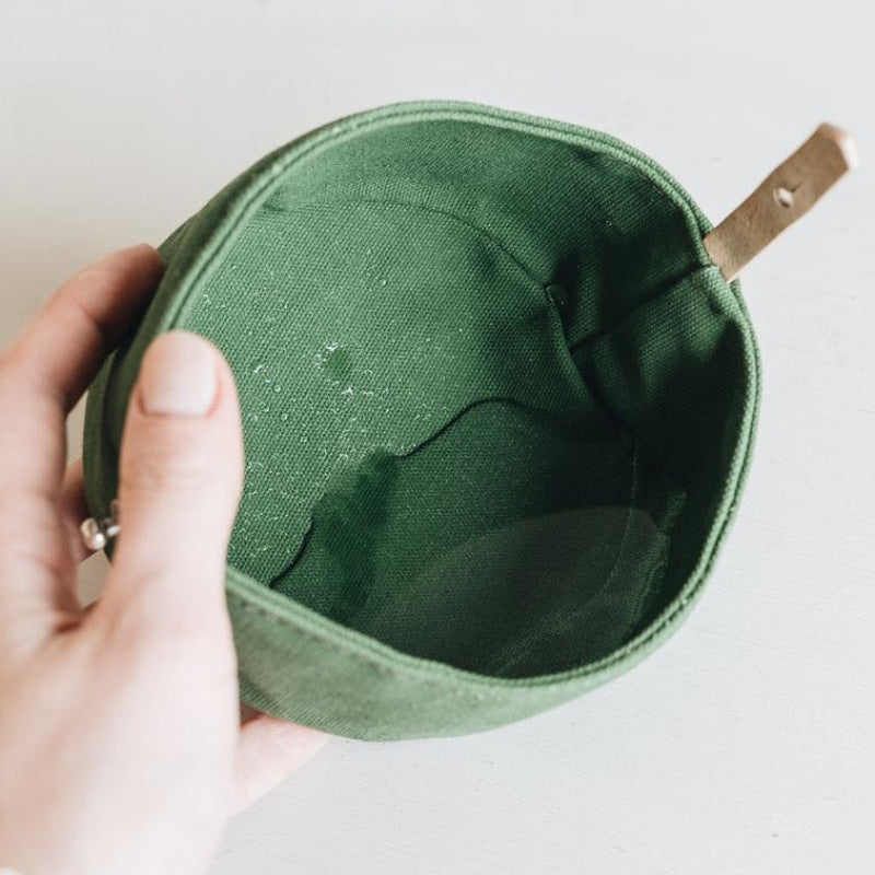 Waterproof Canvas Dog Bowl | Foldable Portable Travel Feeder travel