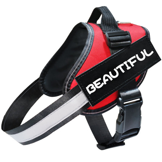 Adjustable Reflective Dog Harness | Dog Vest with Chest Strap - harness