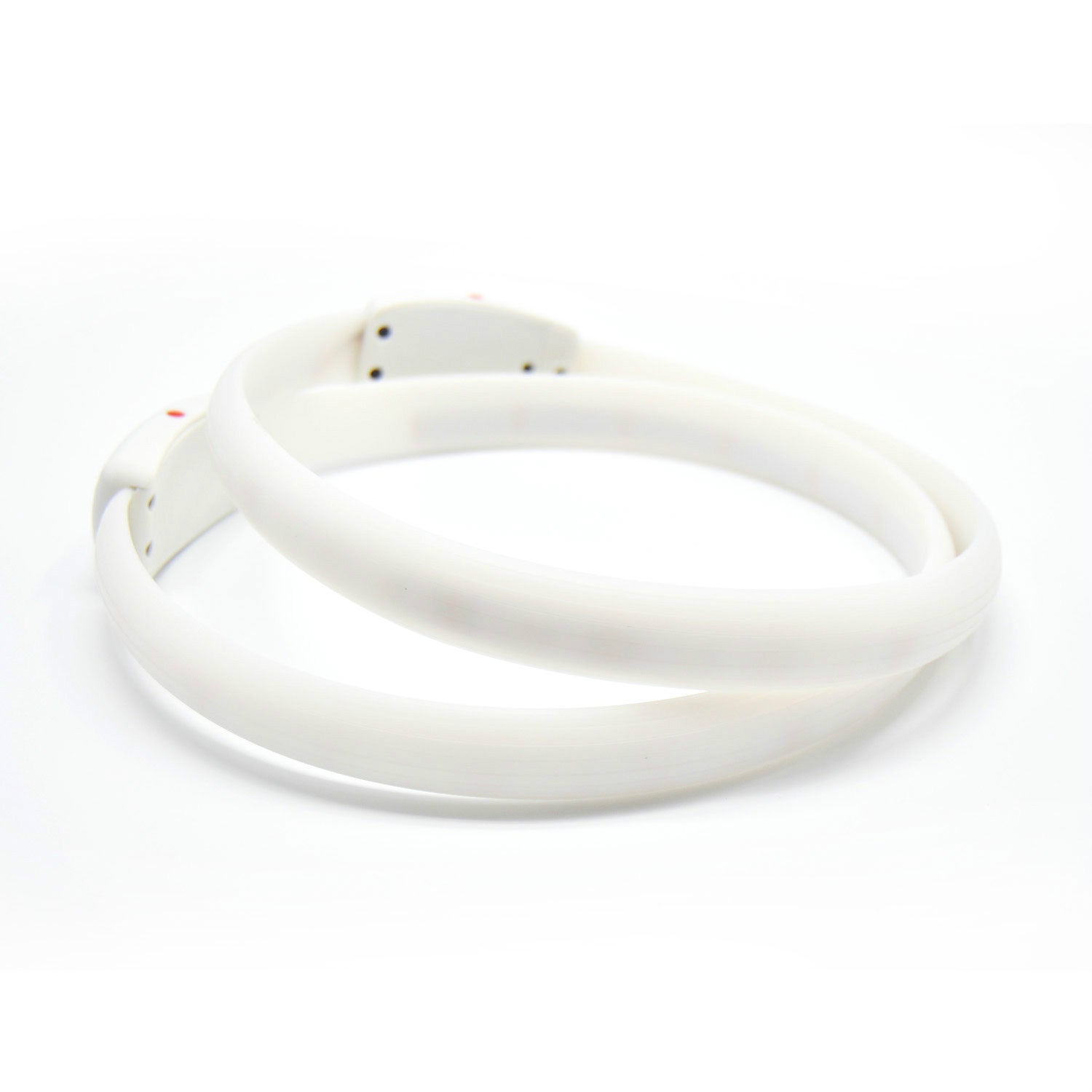 Rechargeable LED Dog Collar | Anti-Lost Safety Dog Collar - White / L / USB - Dog Collars & Leashes
