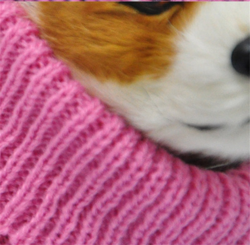 Casual Acrylic Dog Sweater: Quality Pullover Knitwear for Small to Medium Dogs Accessories