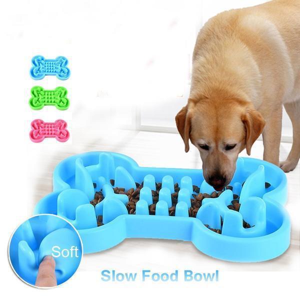 Slow Feeder Dog Bowl | Anti Gulping Puzzle Bowl for Digestion travel