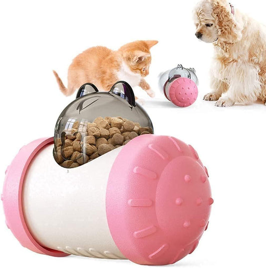 Interactive Tumbler Dog Treat Dispenser | Dogs Puzzle Feeder for IQ Training toys
