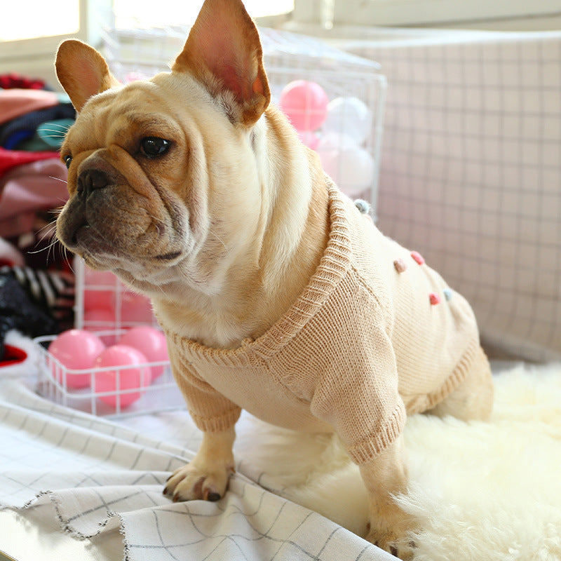 Casual Christmas Dog Sweater Different Styles Available White / L beds