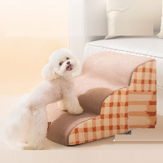 4 Step Removable Dog Stairs | Corduroy And Sponge Dog Ladder home