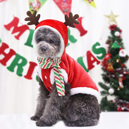 Festive Christmas Dog Clothes Dog Pet Outfit for Christmas christmas