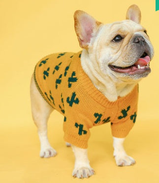 Casual Christmas Dog Sweater Different Styles Available Cactus / L beds