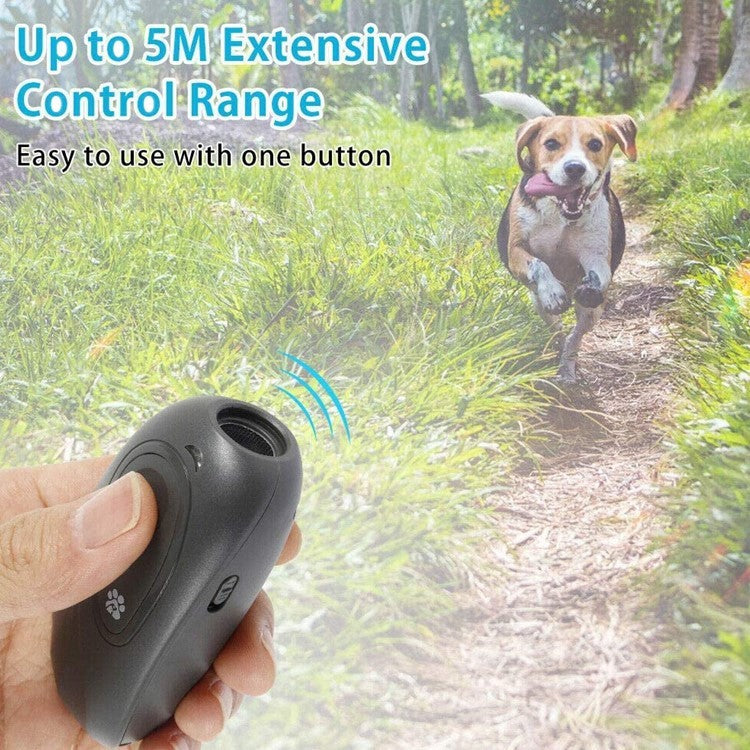 Handheld Ultrasonic Dog Trainer | Adjustable Frequency Anti Bark Device beds