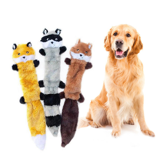 Cute Plush Squeaker Dog Toy For Playful Dog Play Accessories