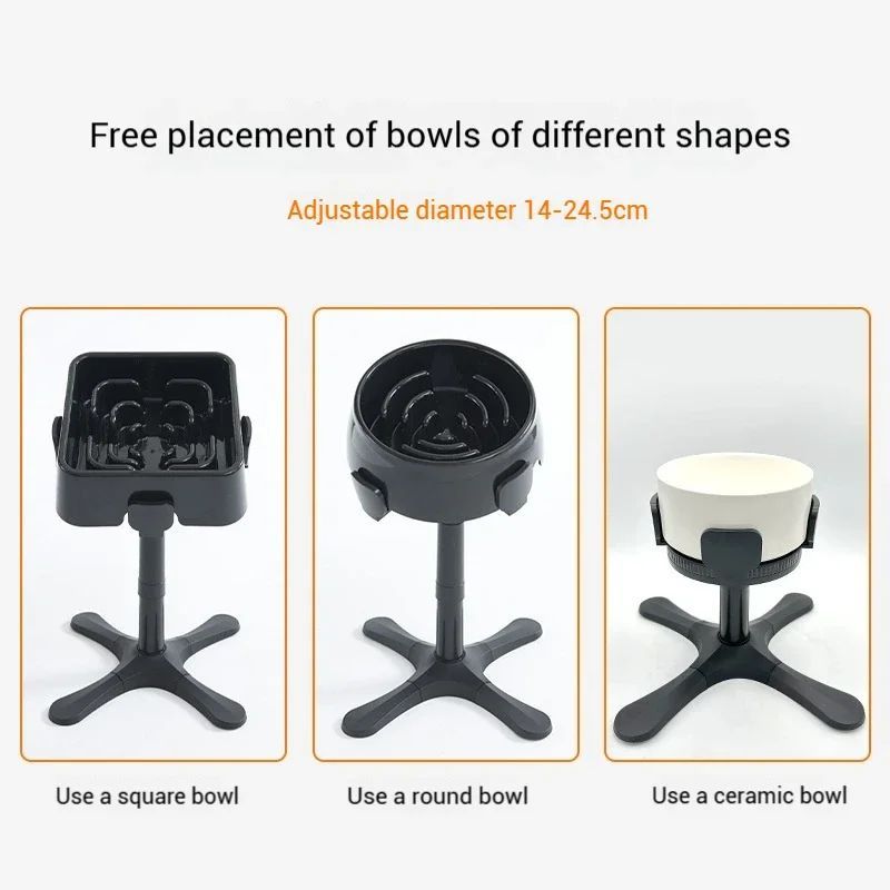 Adjustable Elevated Dog Bowls Stand for Medium And Large Dogs food