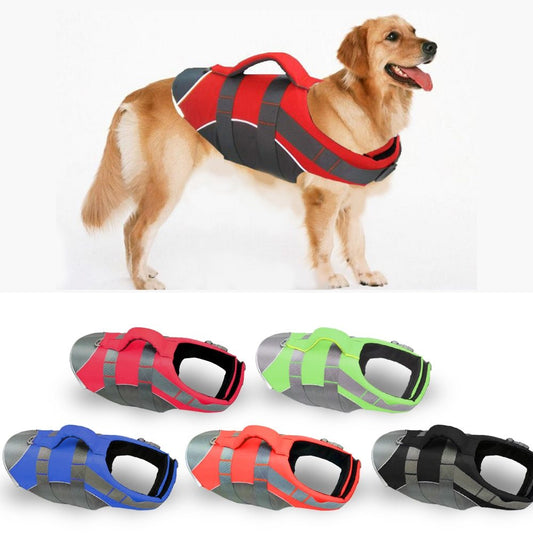 Adjustable Dog Life Jacket And Vest | Reflective Flotation Gear for Dogs - coats