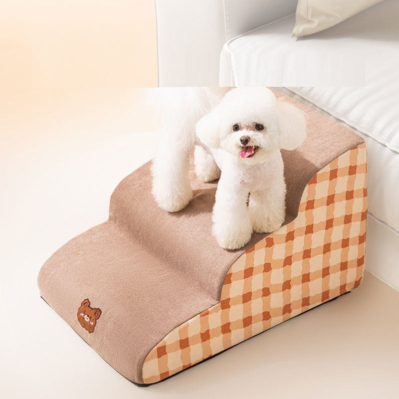 4 Step Removable Dog Stairs | Corduroy And Sponge Dog Ladder home