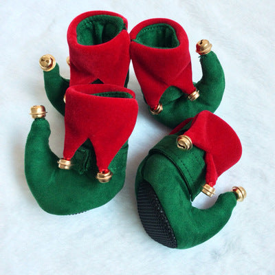 Christmas Dog Shoes Festive Cotton Pet Dog Booties christmas
