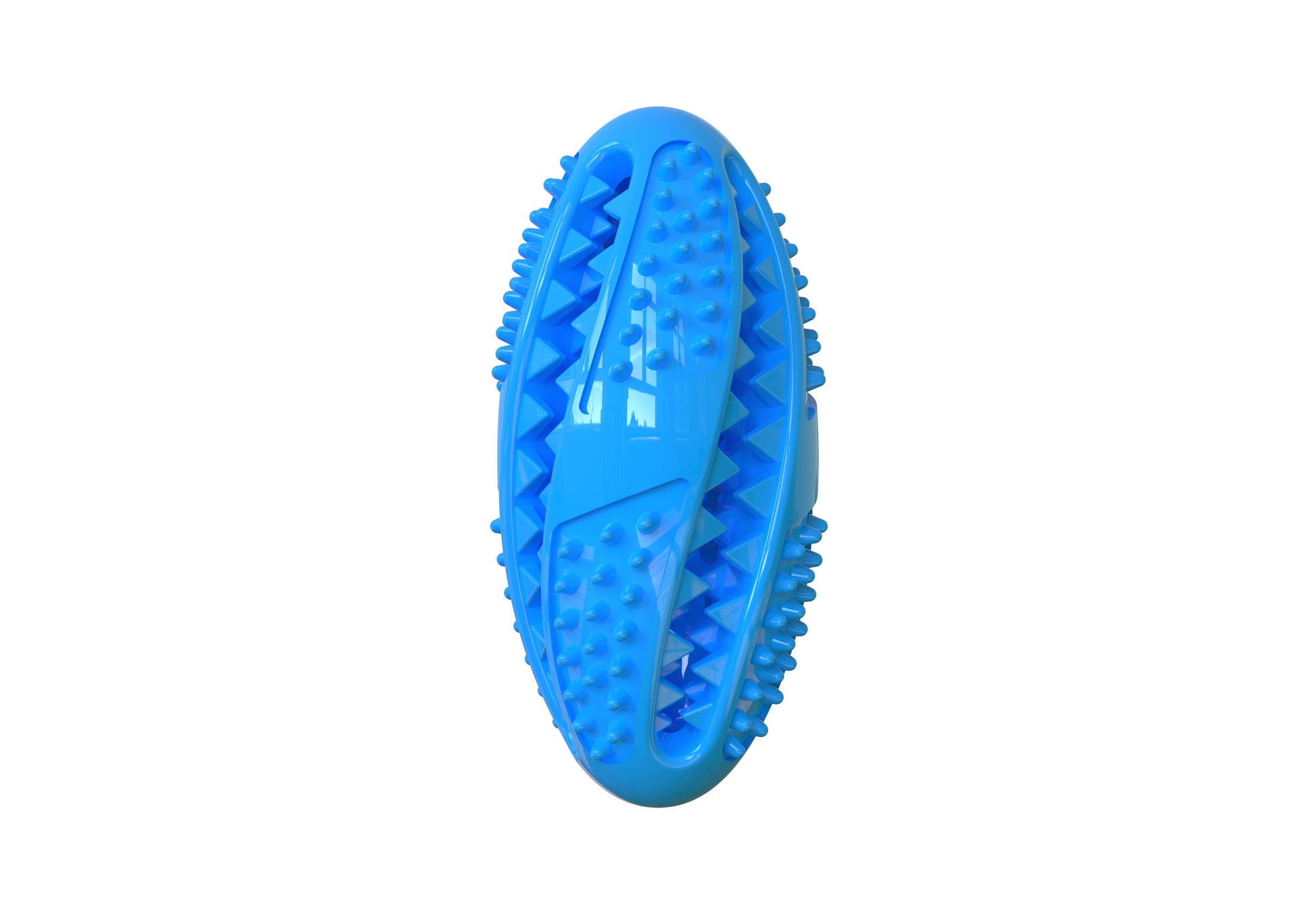 Eco Friendly Rubber Dog Toy Ball | Puzzle Food Dispenser Blue eco