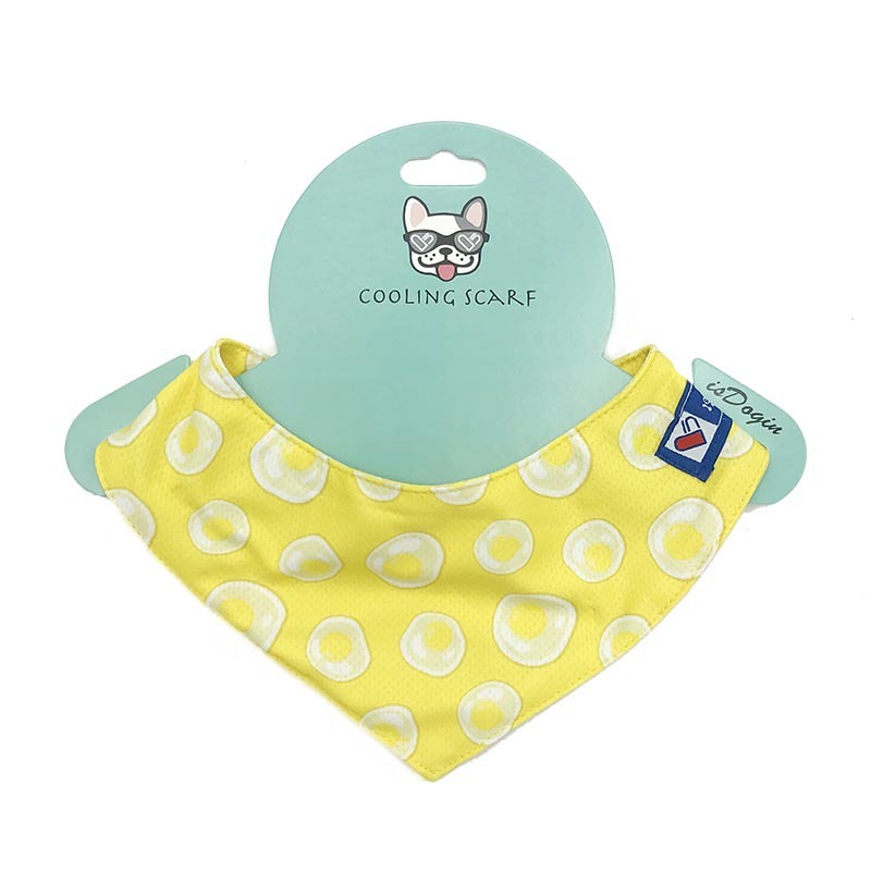 Dog Cooling Bandana: All Season Dog Cooling Scarf Yellow / L Accessories