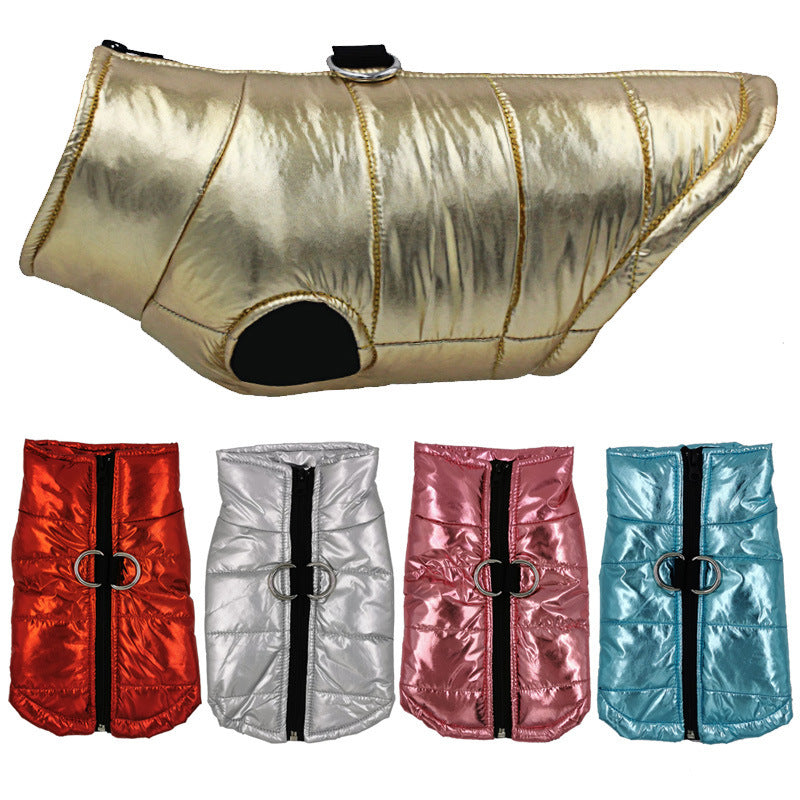 Waterproof Dog Puffer Coat And Vest | Warm Cotton Dog Coat - coats