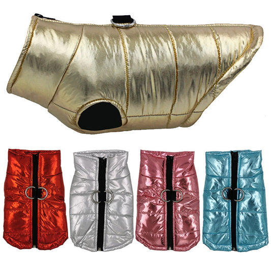 Waterproof Dog Puffer Coat And Vest | Warm Cotton Dog Coat - coats