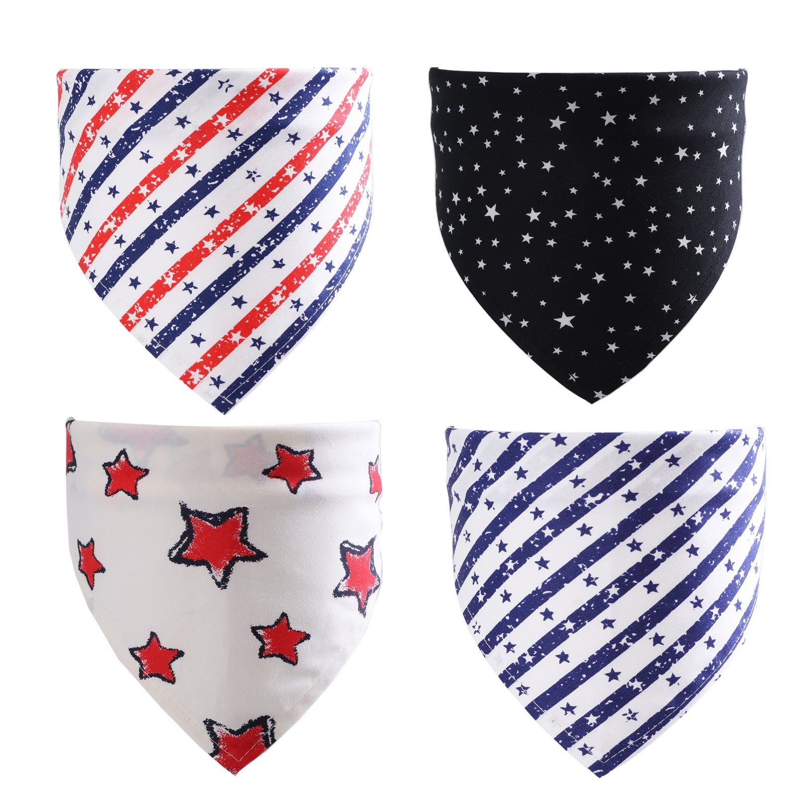 Dog Cotton Handkerchief Triangle Scarf And Bandanas Available in Different Styles Accessories