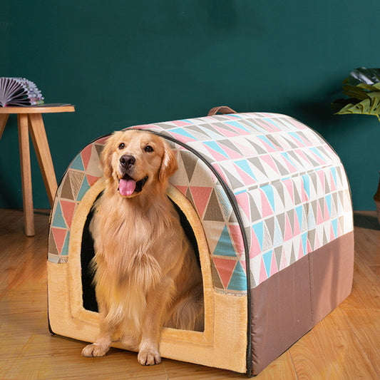 Cozy Dog Kennel And Bed | Removable Dog House for Dogs house