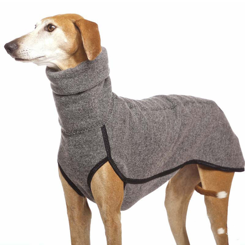 Warm Winter Dog Coat with High Collar | Pullover Dog Coat for Medium And Large Dogs Grey / 2XL Coats & Dog Vests