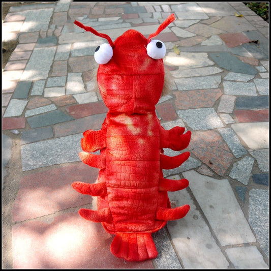 Lobster Halloween Dog Costume | Funny Two Legged Outfit for Dogs beds