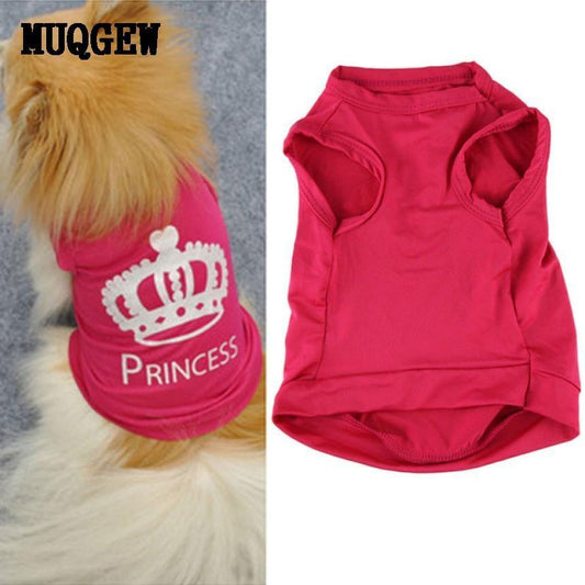 MUQGEW Princess Dog Dress Vest | Cute Polyester Dog Apparel coats
